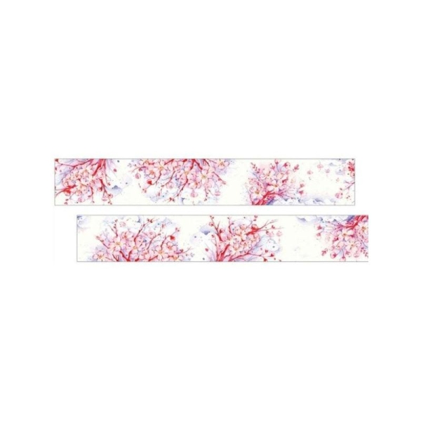 Washi Tape ruban adhésif scrapbooking 3 cm x 7 m FLEUR CERISIER - Photo n°1