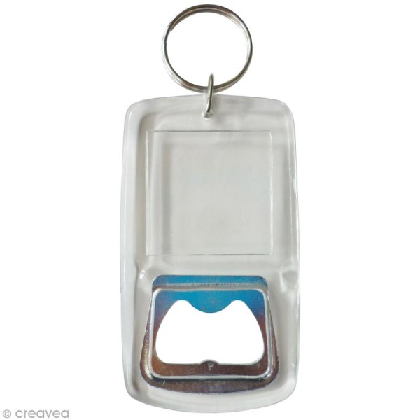 Porte-clés décapsuleur - Lot de 5 - Plastique Transparent - 10 Doigts