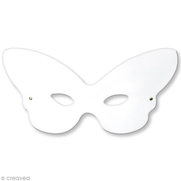 Masque fin Loup papillon - 23 cm - Photo n°1