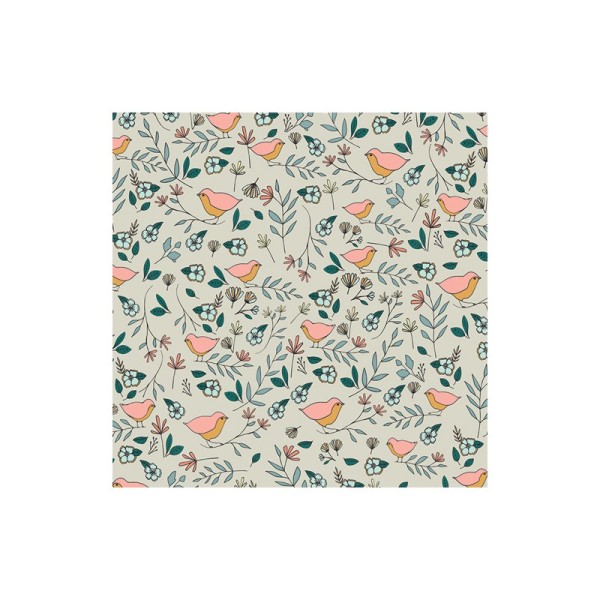 Tissu coton oiseaux et fleurs by Art Gallery Fabrics - Photo n°1