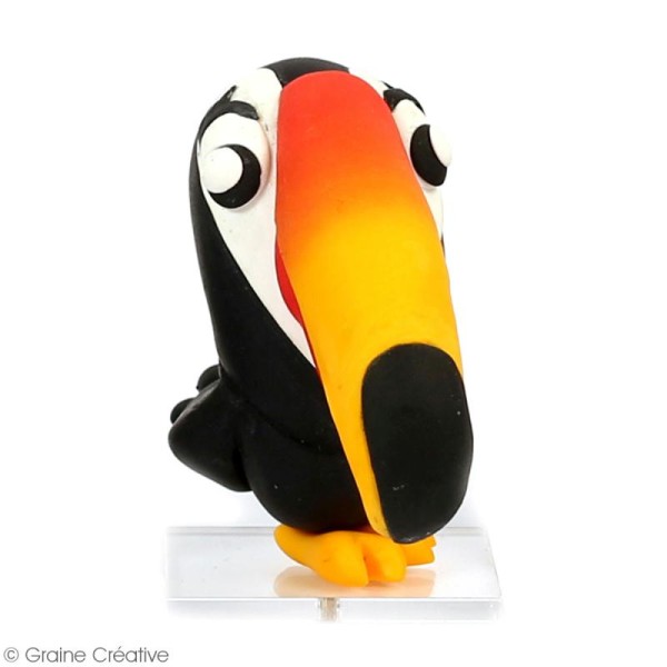 Kit figurine Fimo - El Paco le toucan - Photo n°2