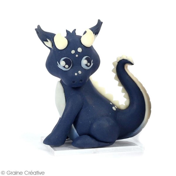Kit figurine Fimo - Néon le dragon - Photo n°2