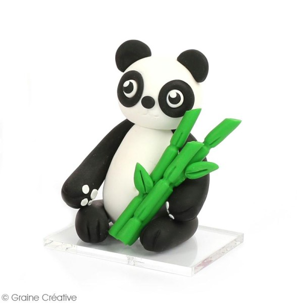 Kit figurine Fimo - Tao le panda - Photo n°2