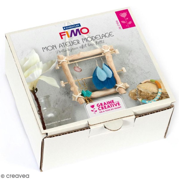 Kit pâte Fimo thème ferme + décor ferme - Graine Créative