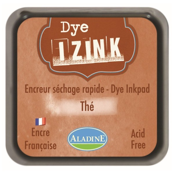 Encreur izink dye brun the 7x7 cm - Photo n°1
