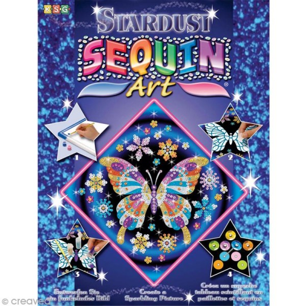 Sequin Art Stardust - Papillons - Photo n°1