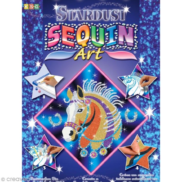 Sequin Art Stardust - Cheval - Photo n°1