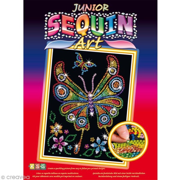 Sequin Art Junior - Papillon - Photo n°1