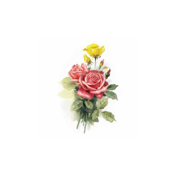 Image 3D - gk2430070 - 24x30 - roses jaune et rouge - Photo n°1