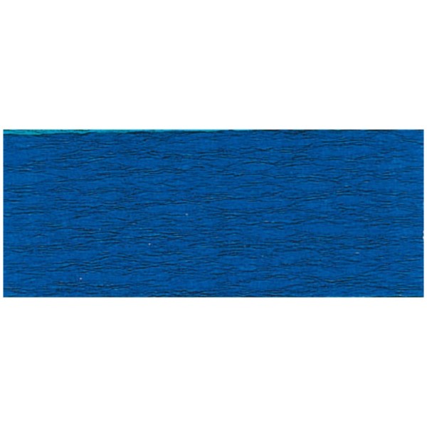 Rouleau de papier crépon 75% 2,50x0,50m bleu france - Photo n°1