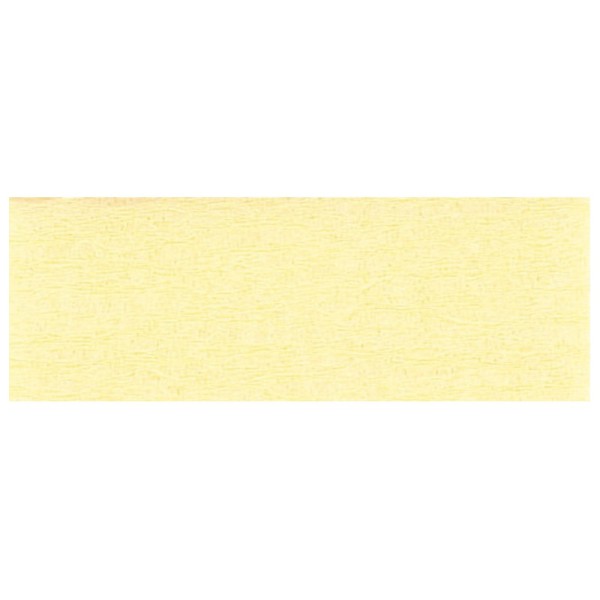 Rouleau de papier crépon 75% 2,50x0,50m jaune paille - Photo n°1