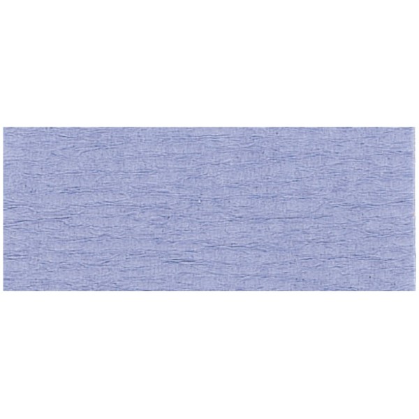 Rouleau de papier crépon 75% 2,50x0,50m bleu ciel - Photo n°1