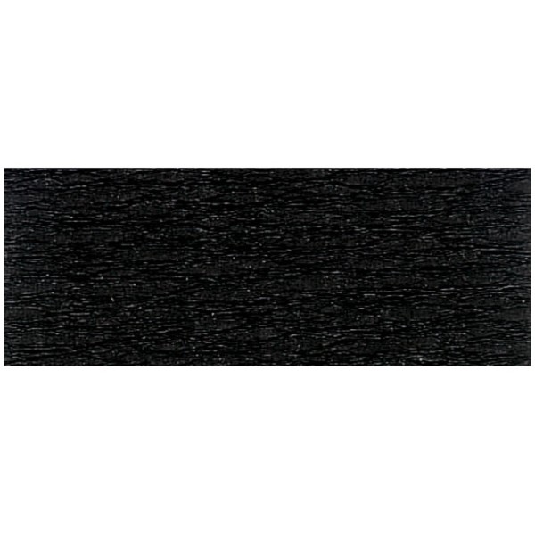 Rouleau de papier crépon 75% 2,50x0,50m noir - Photo n°1