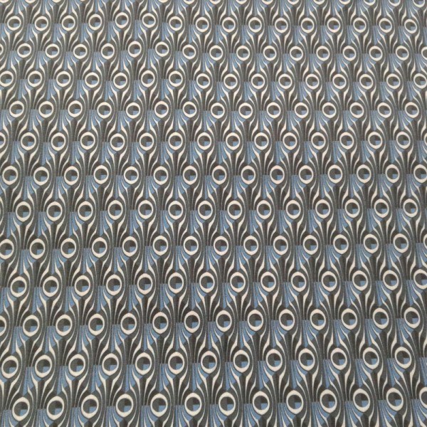 Tissu coton motifs géométriques - Photo n°1