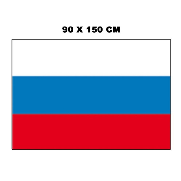 Drapeau polyester Russie - 90 x 150 cm - Photo n°1