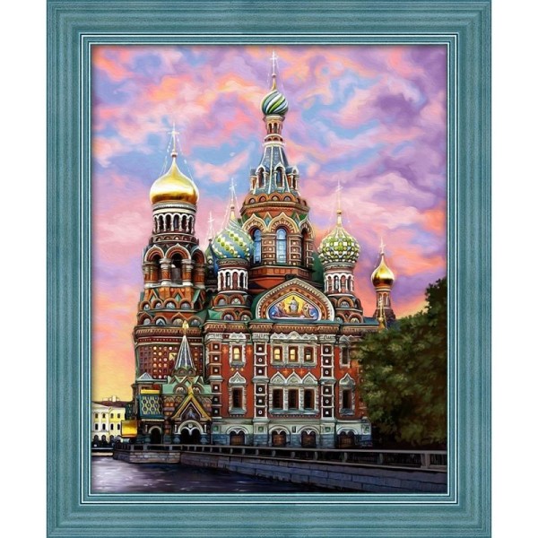 Broderie Diamant Kit - St Petersburg - 50 x 40 cm - Photo n°1