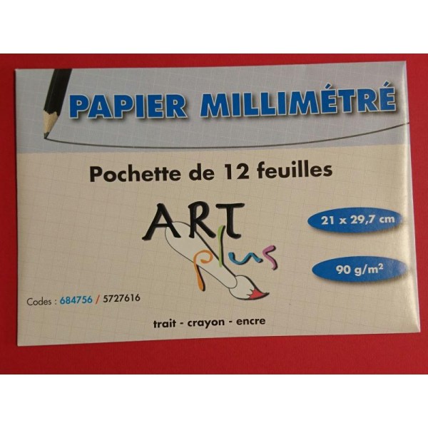 Papier millimétré Art plus - Photo n°2