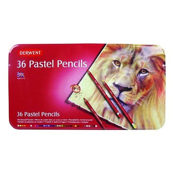 Derwent Pastel Boîte crayons pastels Boîte métal de 36 (Import Royaume Uni) - Photo n°2