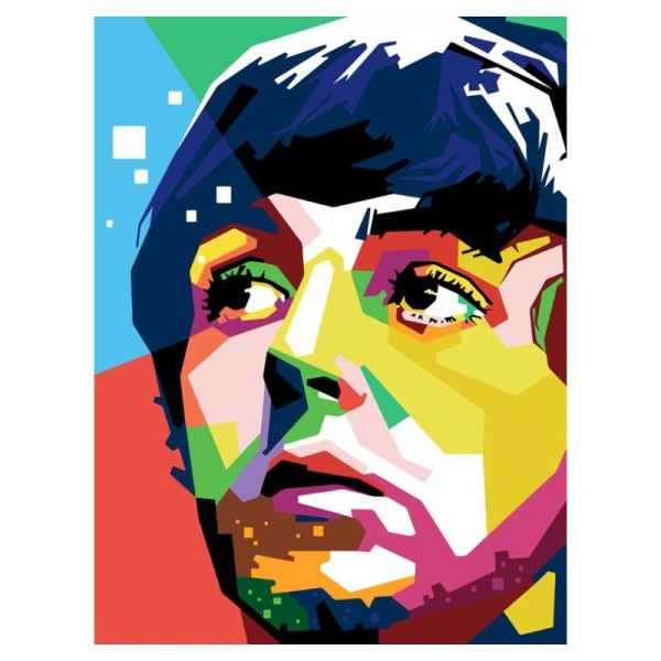 Kit de peinture par numéros - Paul McCartney - 50x40cm - Photo n°1