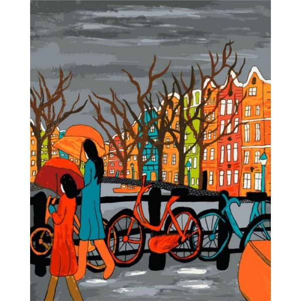 Kit de peinture par numéros - Amsterdam - 50x40cm - Photo n°1