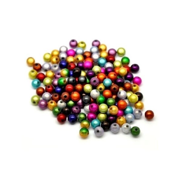 15 Perles miracle magique - Diam: 8 x 8 mm ronde - Mixte - Photo n°1