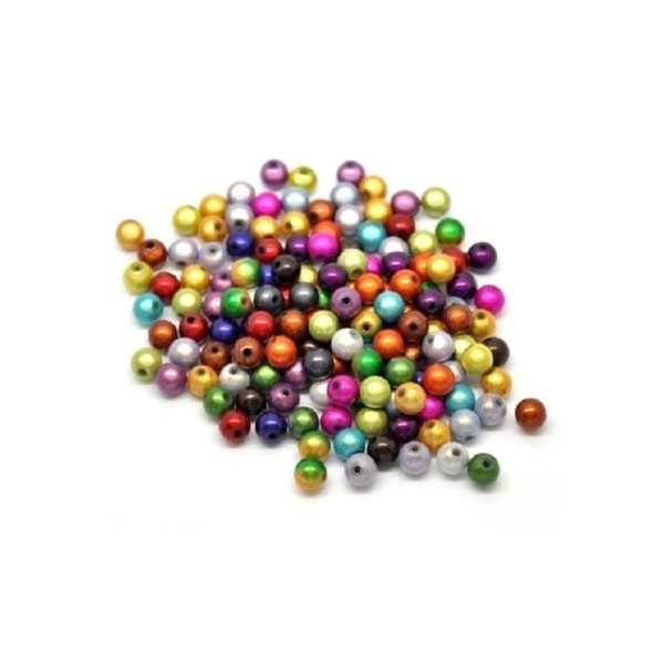 20 Perles miracle magique - Diam: 6 mm ronde - Mixte - Photo n°1