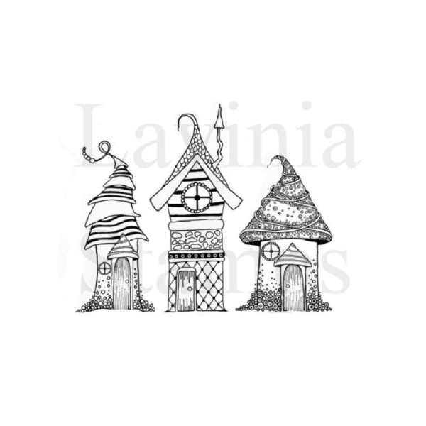 Tampon clear Lavinia Stamps - Zen Houses - Photo n°1