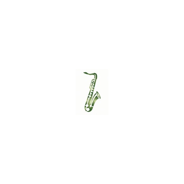 Pochoir saxophone - Photo n°1