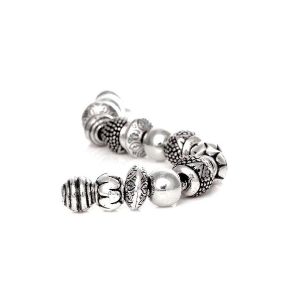 50 Accessoire Mixte Perles Intercalaires Acrylique pour Bracelet - Photo n°1