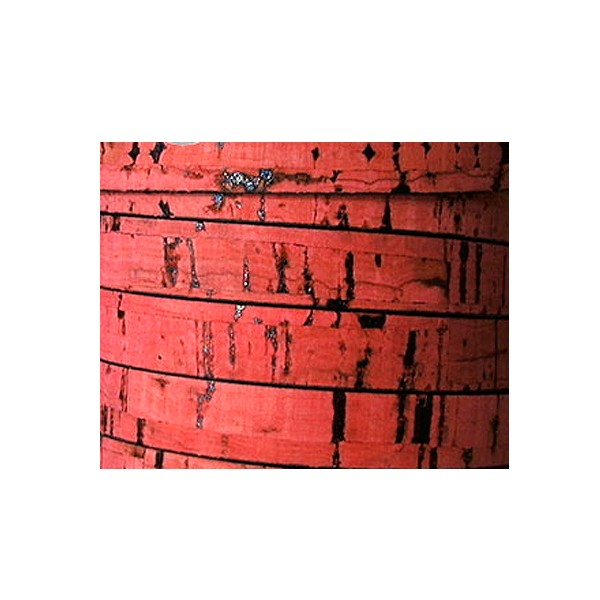 Liege plat rouge 10mm x 37cm - Photo n°1