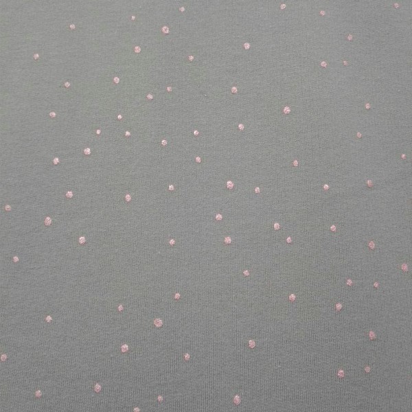 Tissu sweat twinkle gris - Photo n°1