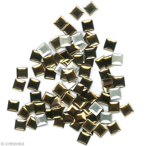 Clou thermocollant carré - Bronze - 10 mm x 100 - Photo n°3