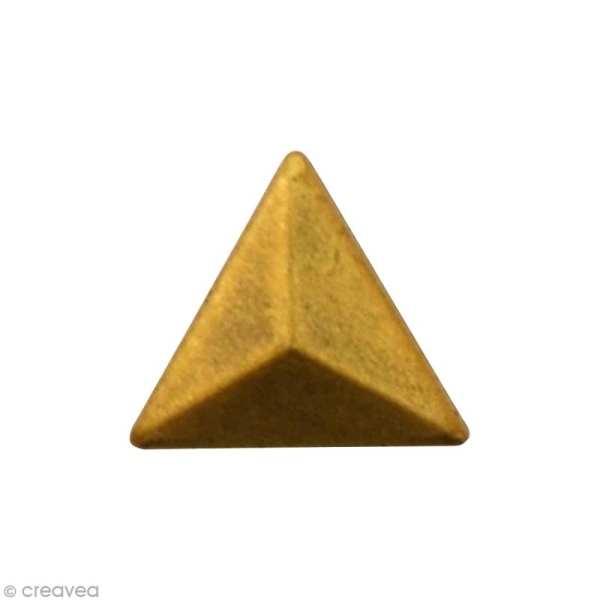Clou thermocollant 3D triangle - Bronze - 8 mm x 100 - Photo n°2