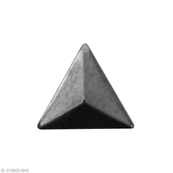 Clou thermocollant 3D triangle - Gris Anthracite - 8 mm x 100 - Photo n°2
