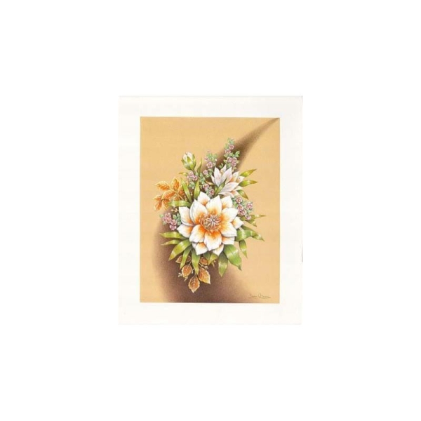 Astro 462 - 24x30 - bouquet grosse fleur blanche - Photo n°1