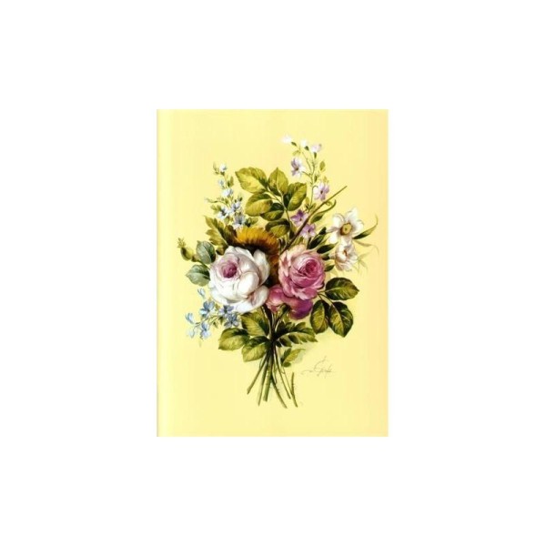 Image 3D - pompeya 26 - 24x30 - bouquet fond jaune - Photo n°1