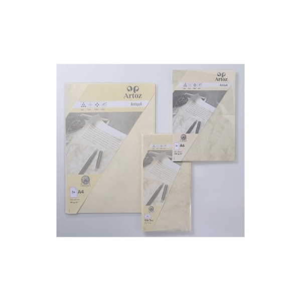 Enveloppe C5 paquet de 5 antiqua-chamois - Photo n°1