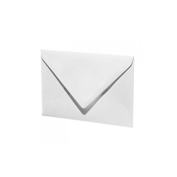 Enveloppe E6 191x135 - blanc fleur paquet de 5 - Photo n°1