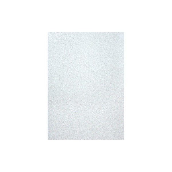 Papier glitter A4 360g blanc - Photo n°1