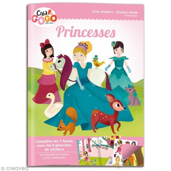 Livre stickers - Princesse - Photo n°1