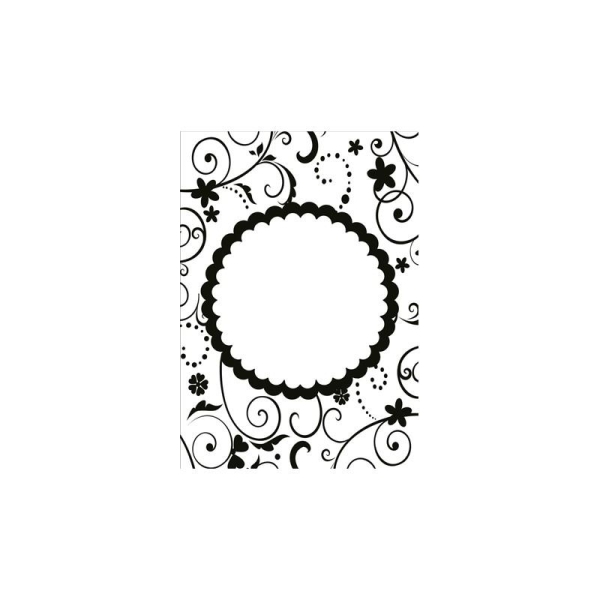 Classeur d'embossage ornement cercle 10,6x15 cm - Photo n°1