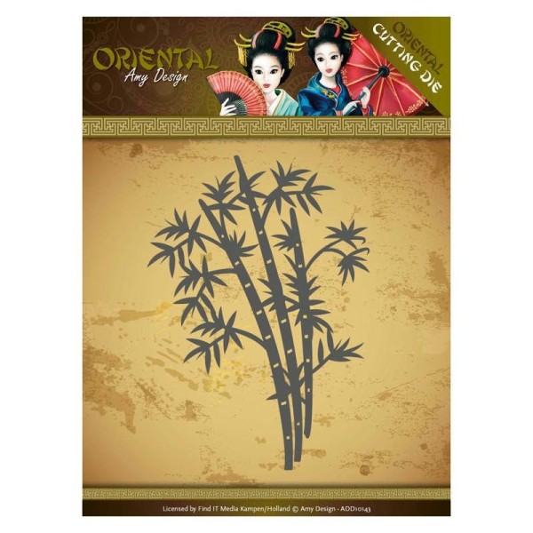 Die - amy design - oriental - bambou 7.8x11.1 cm - Photo n°1