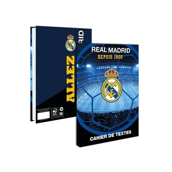 Cahier de textes Real de Madrid 15x21cm - Photo n°1