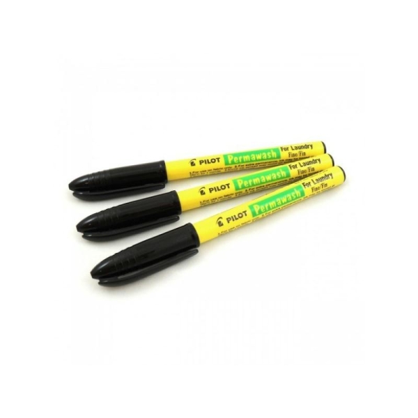 2 Tissu stylos-Encre Noire-permanent base d'eau Tissu Stylo