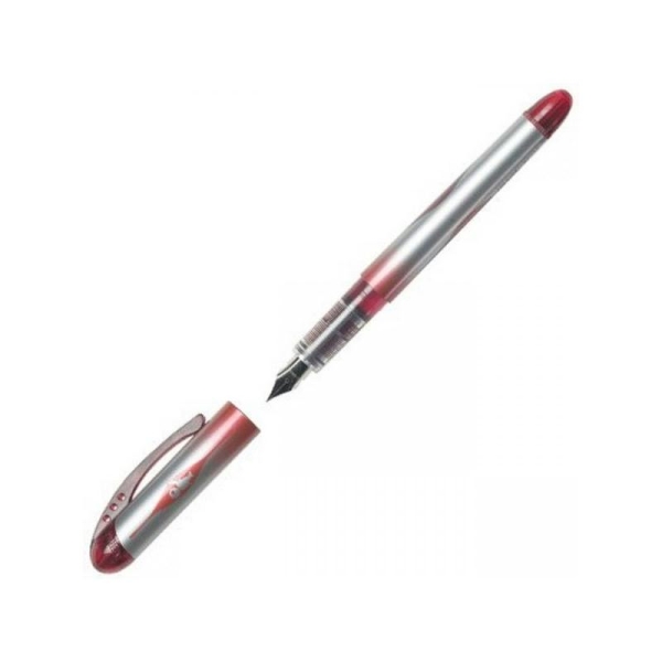 Stylo plume jetable rouge pointe moyenne BIC - Photo n°1