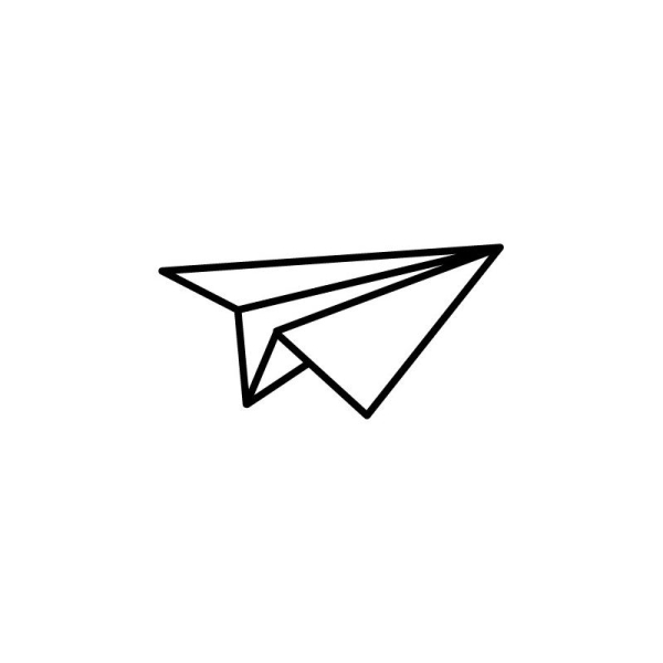 Tampon bois - avion origami - Photo n°2