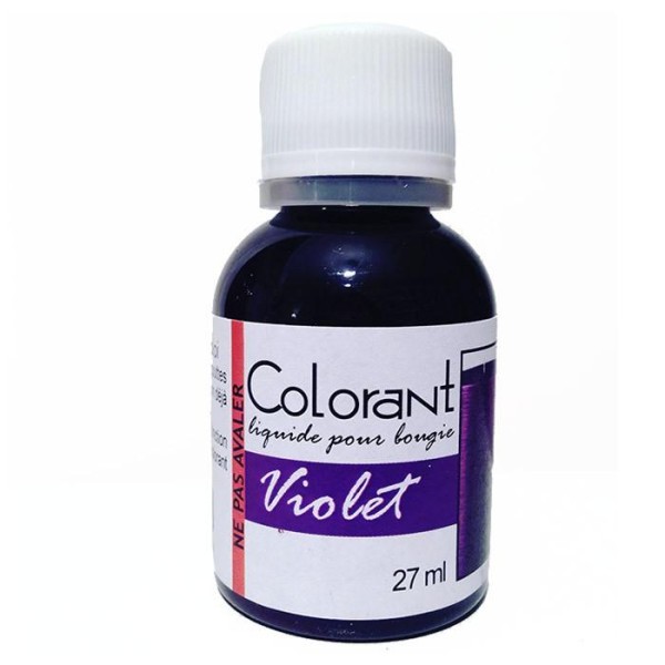 Colorant pour bougie 27 ml - Violet - Photo n°1