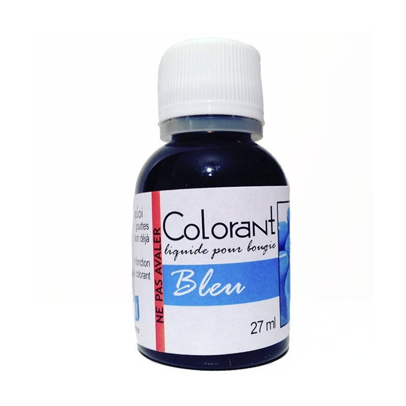 Colorant pour bougie 27 ml - Bleu - Colorant bougie - Creavea