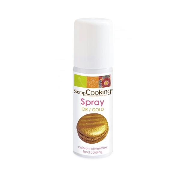 Mini spray colorant alimentaire 50 ml - Doré - Photo n°1