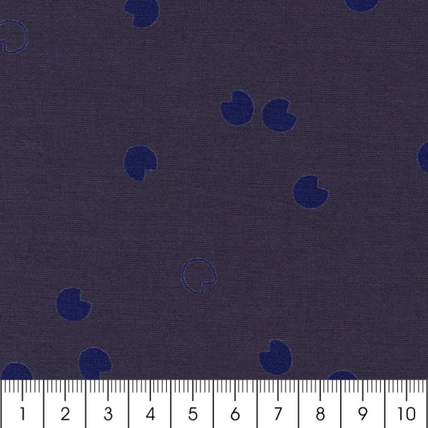 Tissu Atelier Brunette Overnight - Cosmic Blue - Par 10 cm (sur mesure) - Photo n°2
